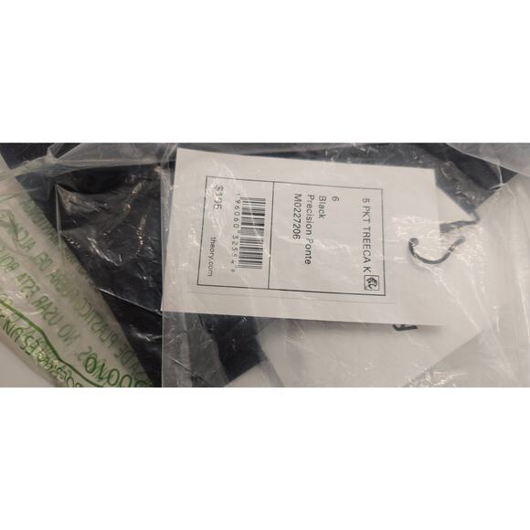 Theory Treeca Ponte Slim-Fit Pants Size 6 - Picture 3 of 4